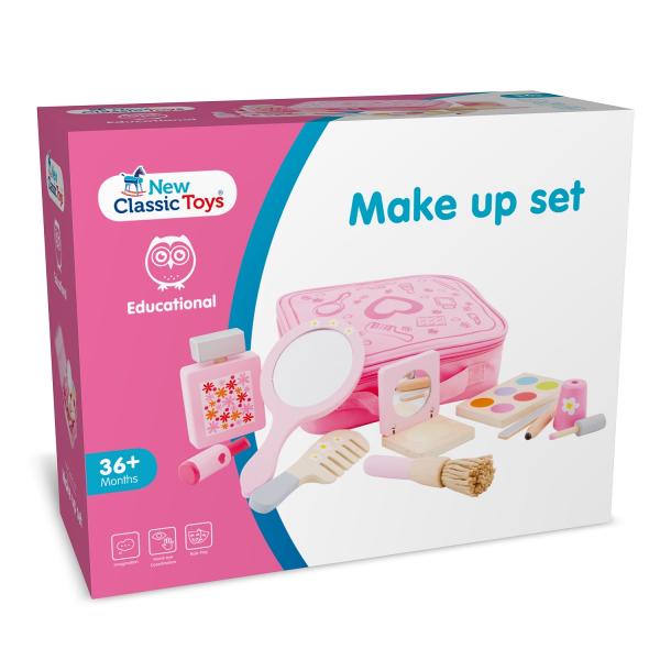 New Classic Toys Dřevěná make up sada v kufříku