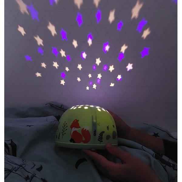 A Little Lovely Company - lampa s projektorem - kamarádi z lesa (obrázek 6)