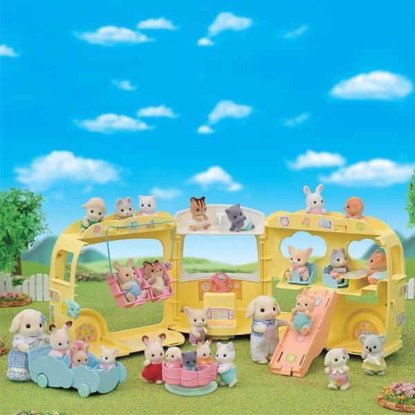 Sylvanian Families Duhový školkový autobus
