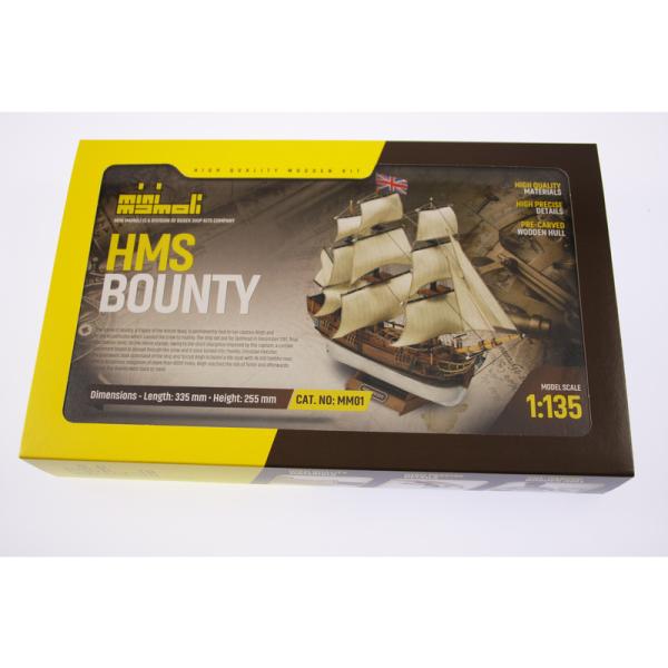 MINI MAMOLI H.M.S. Bounty 1:135 kit (obrázek 7)