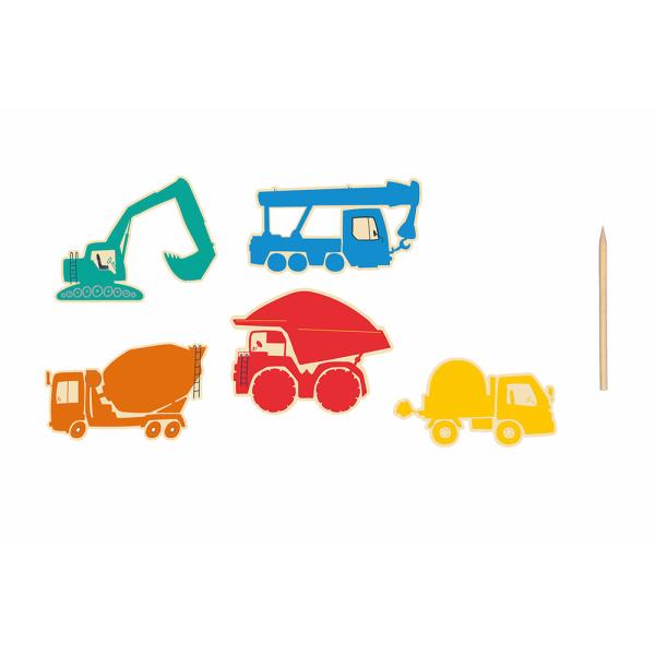 Sycomore Scratch Art – vyškrabávání – dopravní prostředky