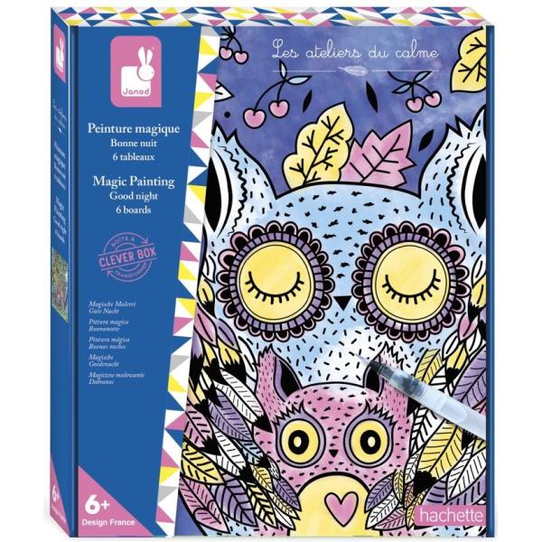 Janod Atelier Sada Maxi Maľovanie Zvieratká v noci
