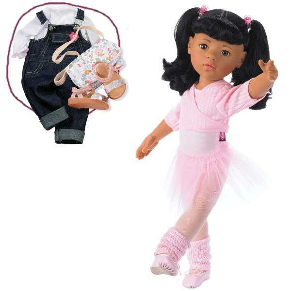Götz bábika Hannah Zoe aziatka baletka 50cm