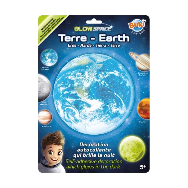 Zem - světélkující dekorace na stěnu (3DF2)