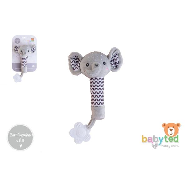 Slon babyted pískátko / kousátko plyš 25cm