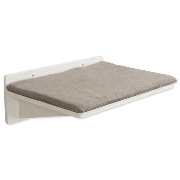 Platforma s polštářem, lezecká krajina, 50 × 17.5 × 36.5 cm, bílá