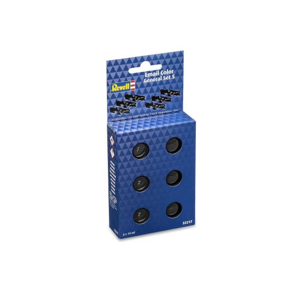 Sada barev Email Color 32217 - General Set 5 - Lesk/Mat (6 x 14ml)