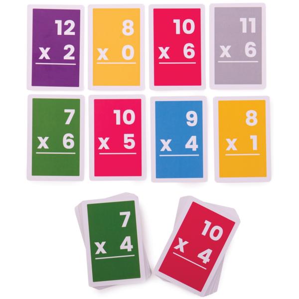 Bigjigs Toys Kartičky násobenia 7-12