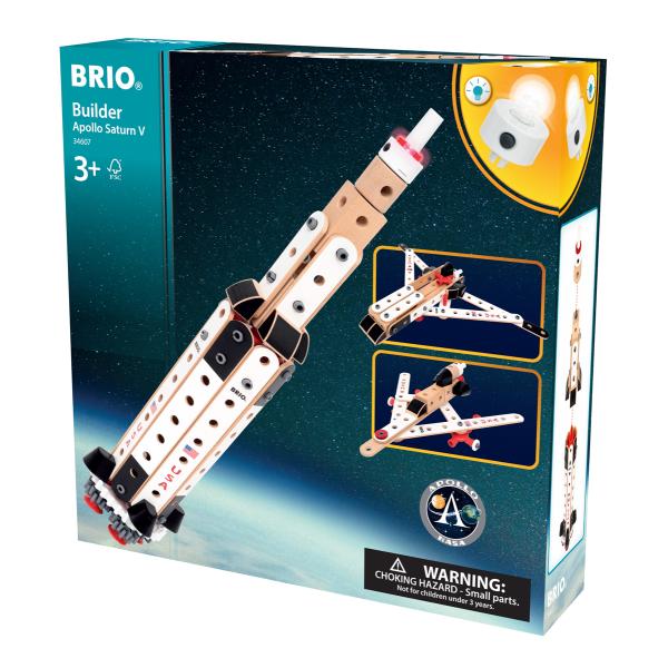 Stavebnice BRIO BUILDER NASA Apollo Saturn V