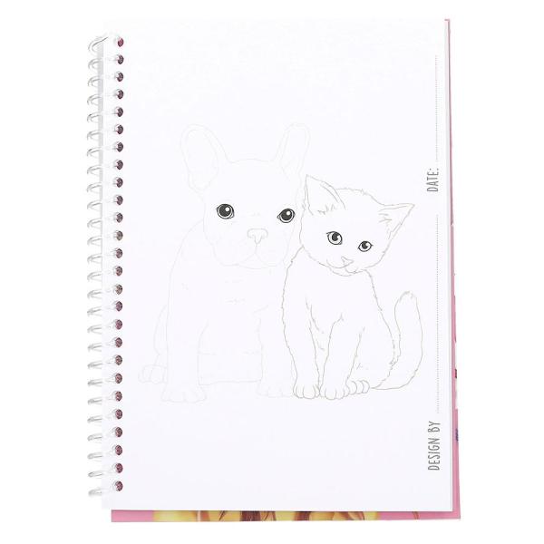 Top Model Omalovánka s nálepkami (obrázek 3)