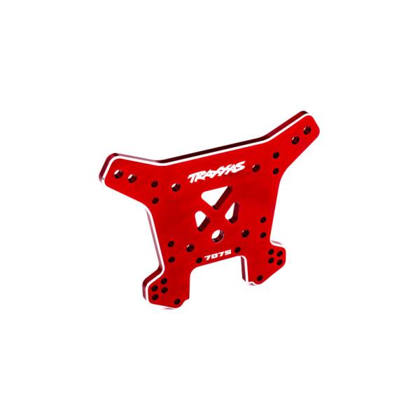Traxxas veža tlmičov zadná hliníková červeno eloxovaná (pre Sledge)
