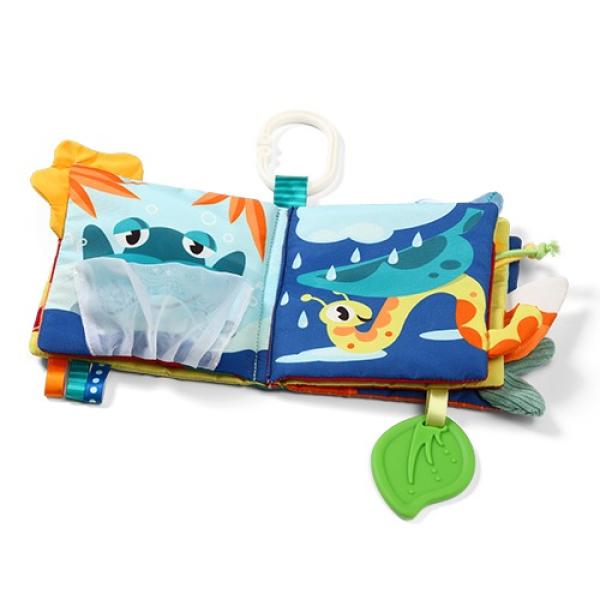 BABYONO Knížka senzorická Forest Trip 0m+ (obrázek 9)