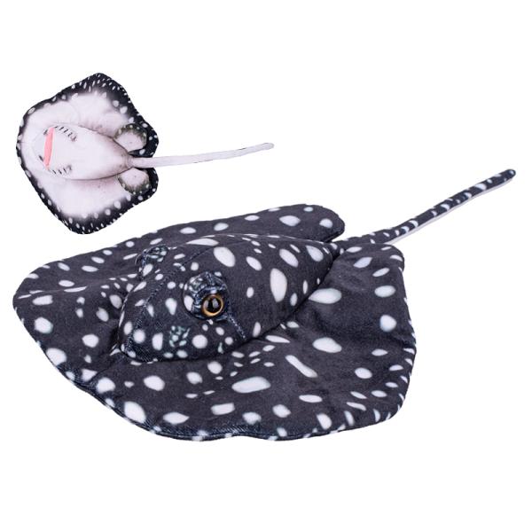 Raja plyšová 40cm černá