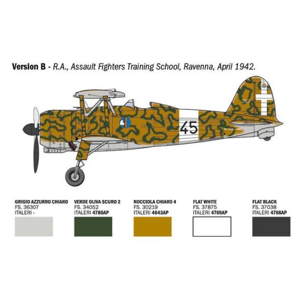 Model Kit letadlo 2842 - FIAT CR.42 Falco Assault/Night Fight (1:48) (obrázek 5)