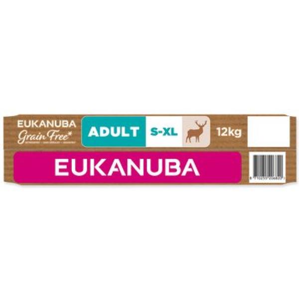 Krmivo EUKANUBA Grain Free Adult all breeds rich in venison 12 kg