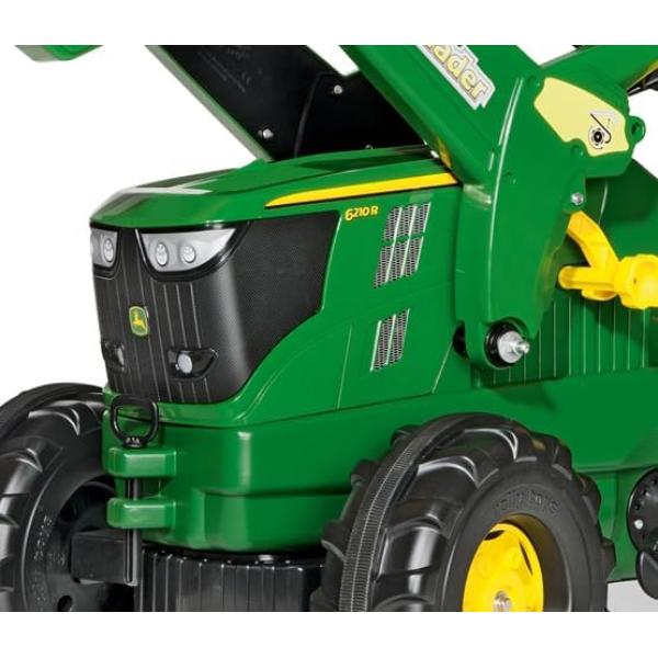 Rollytoys Šlapací traktor John Deere s předním nakladačem Farmtrac