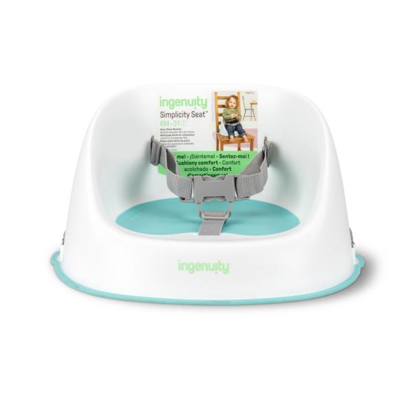 INGENUITY Podsedák na jídelní židli Simplicity Seat™ Teal 6m+, do 15kg