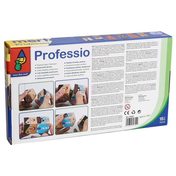 Bino Skládací kostky, profese (obrázek 5)