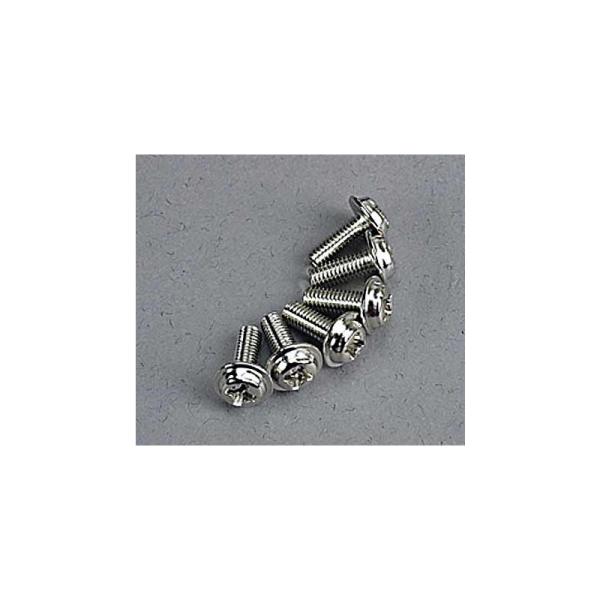 Traxxas skrutka imbus M3x8mm polguľatá hlava (6)