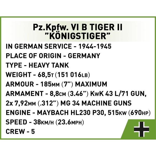 Cobi II WW Pz.Kpfw. VI B Tiger II Königstiger (obrázek 8)