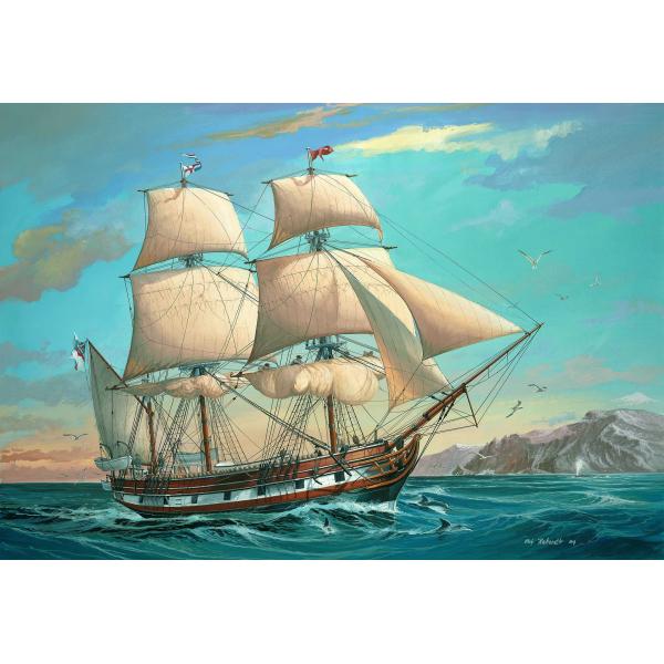 Plastikový modelový kit lode 05458 – H.M.S. Beagle (1:96)