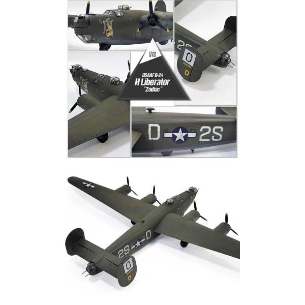 Model Kit letadlo 12584 - USAAF B-24H Liberator "Zodiac" (1:72) (obrázek 4)
