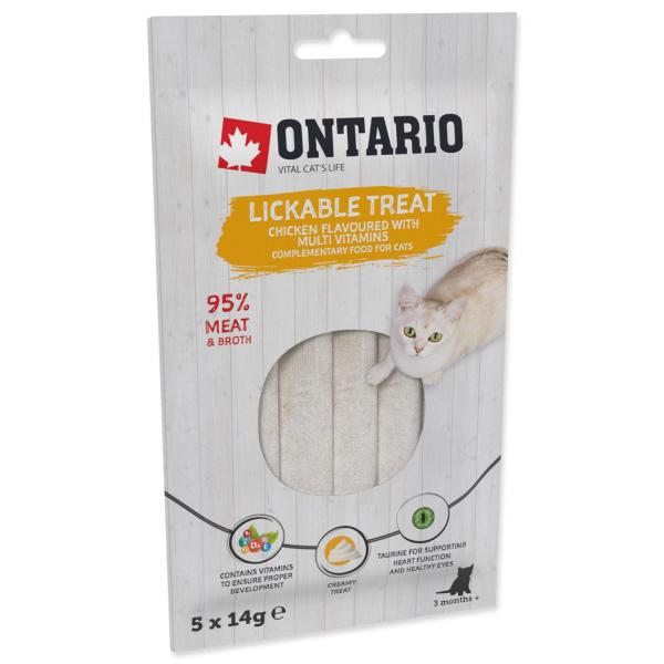 Ontario pochoutka lízací kuřecí s multivitamínem 5x14g (obrázek 5)