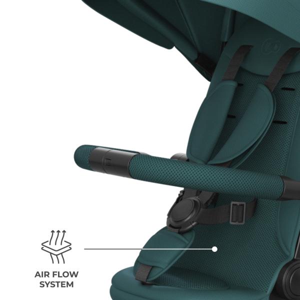 KINDERKRAFT Tříkolka Aston 2 Plus Green, 9m+ (obrázek 7)
