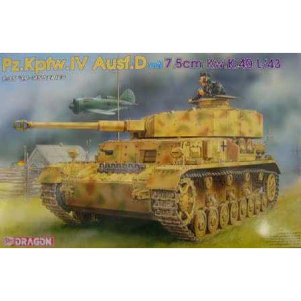 Model Kit tank 6330 - Pz.Kpfw.IV Ausf.D mit 7.5cm Kw.K 40 L/43 (1:35)