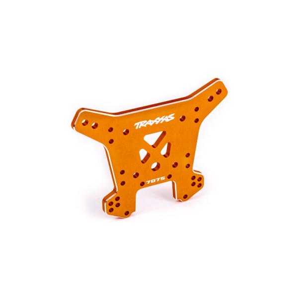 Traxxas veža tlmičov zadná hliníková oranžovo eloxovaná (pre Sledge)