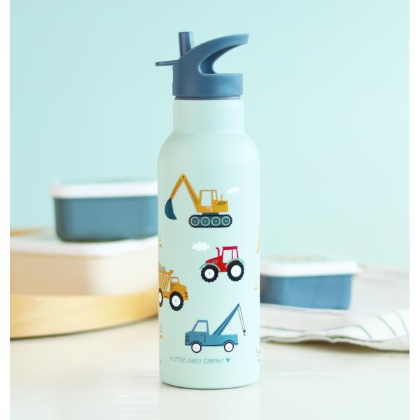 A Little Lovely Company - nerezová láhev na pití, 500 ml - vozidla (obrázek 7)