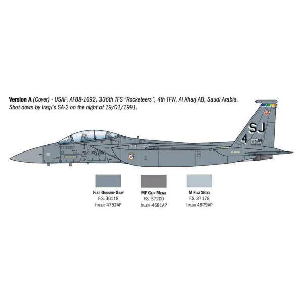 Model Kit letadlo 90166 - F-15E Strike Eagle (1:72) (obrázek 4)