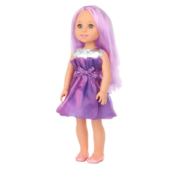 Bábika fialová 35cm