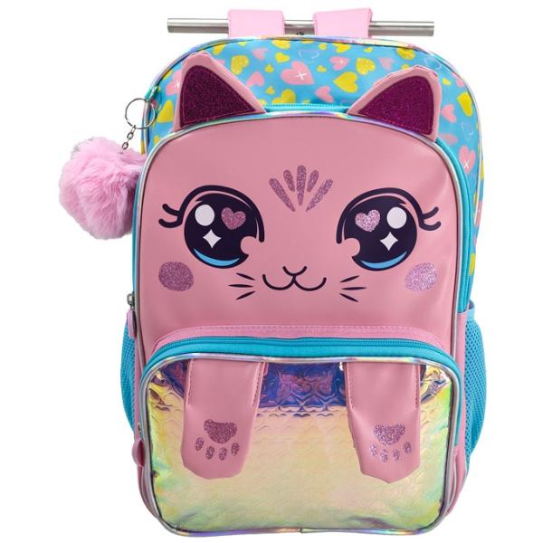 Batoh Růžová Kočka 42 cm