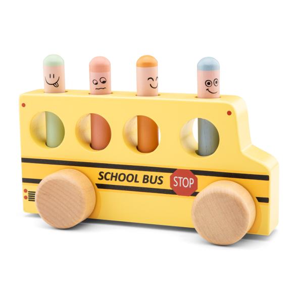 Nové klasické hračky - vyskakovací štipce - školní autobus (obrázek 4)