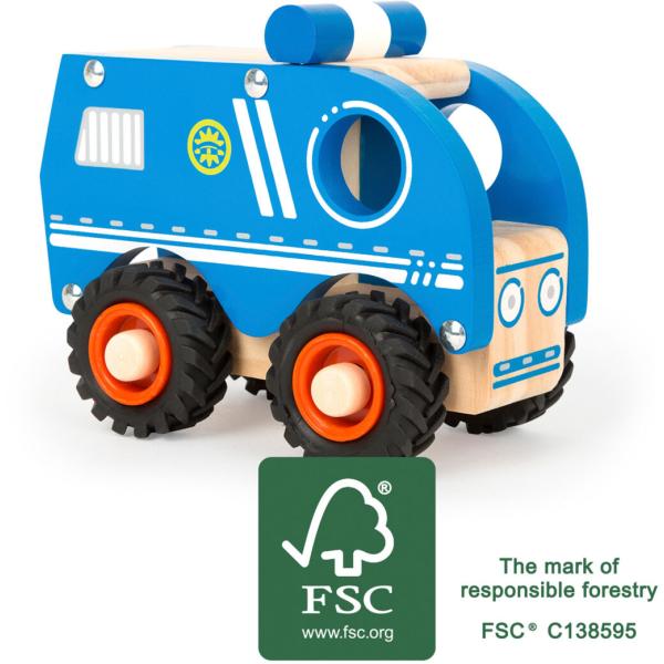 Small Foot Dřevěné policejní auto (obrázek 5)