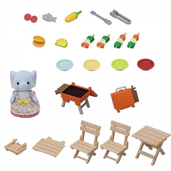 Sylvanian Families BBQ sada na piknik se slonem (obrázek 4)