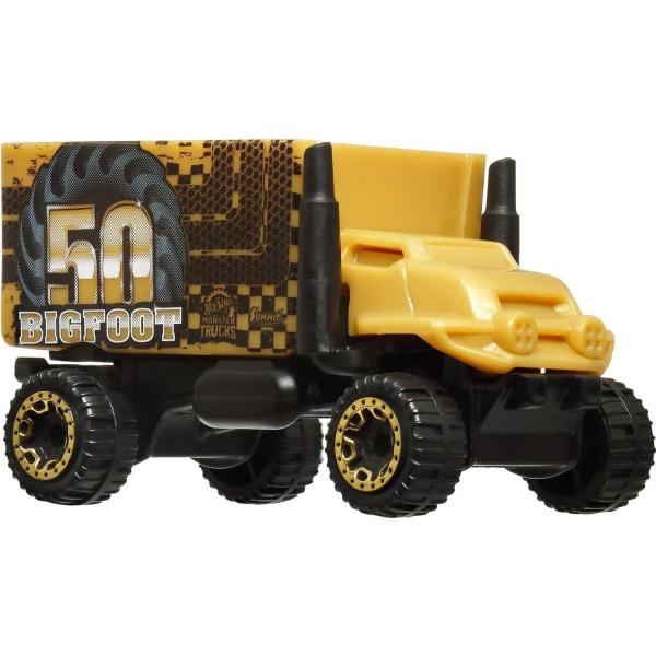 Mattel Hot Wheels Monster Trucks Bigfoot 50. výročí Set angličáků & trucků (obrázek 9)