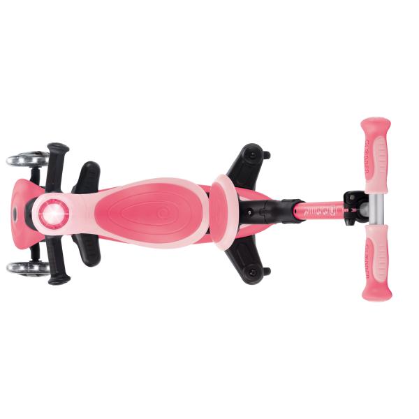 Globber koloběžka Go Up Baby lights 360 ° Coral Pink (obrázek 11)