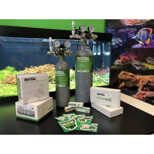 Kompletní dvoustupňová sada CO2 s nočním spínačem a 5l lahví