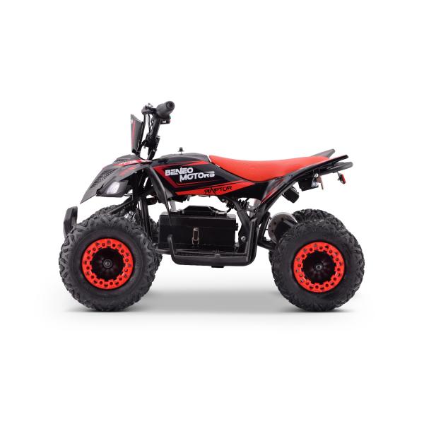 Elektrická čtyřkolka pro děti Beneo Motors Raptor červená - 800W (obrázek 7)