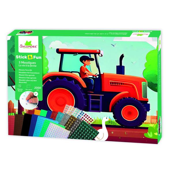 Sycomore Stick & Fun - XL mozaika - život na farme