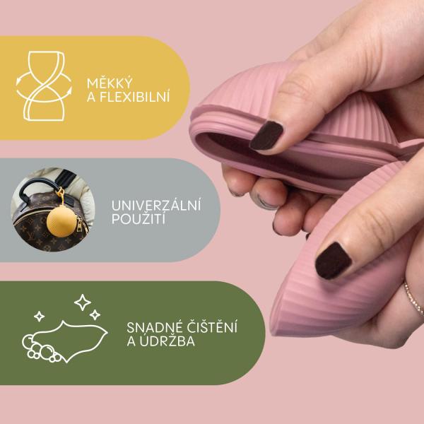 Silikonový kryt dudlíku uzavíratelný, Mustard Yellow (obrázek 3)