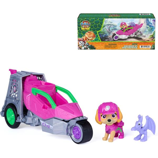 Spin Master Patrol Paw Dino akčné vozidlo Skye