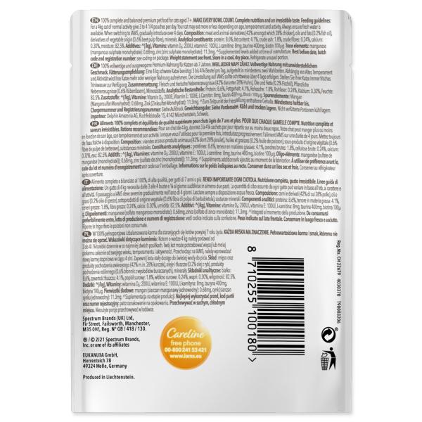 Kapsička IAMS SENIOR - kuře v omáčce 85g (obrázek 4)