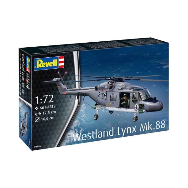 Plastic ModelKit vrtulník 03805 - Westland Lynx (1:72)
