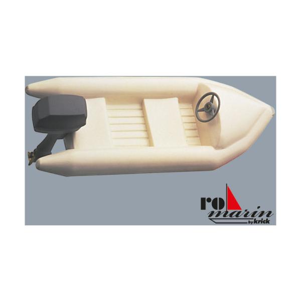 ROMARIN Gumový člun s atrapou závěsného motoru 1:25