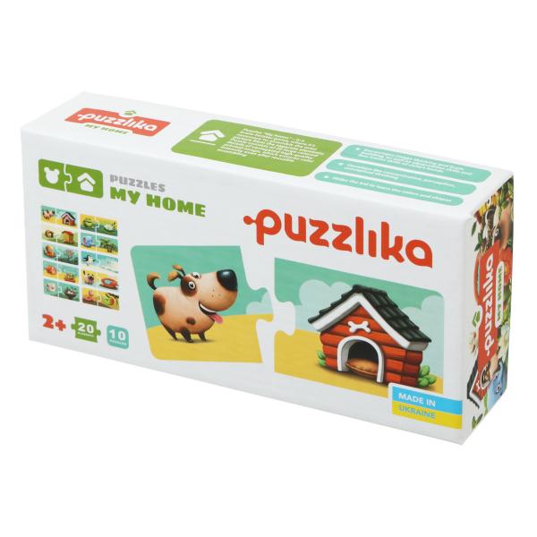 Puzzlika 13074 Môj domov - náučné puzzle 20 dielikov