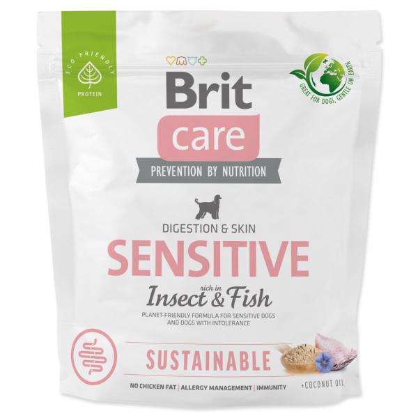 Krmivo Brit Care Dog Sustainable sensitive Insoct & Fish 1kg