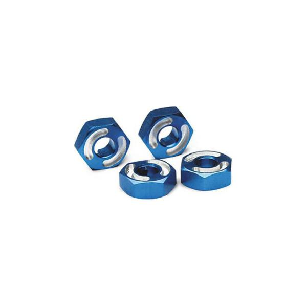 Traxxas náboj kolesa hliník modrý (4)